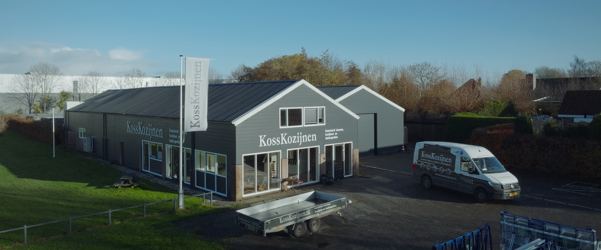 Voorkant showroom Koss Kozijnen
